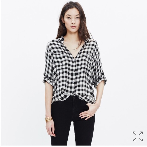Madewell Tops - NWOT Madewell Courier Shirt in Buffalo Check